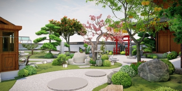 Thiết kế sân vườn Nhật Bản - VNLandscape - Công Ty TNHH Kiến Trúc Xây Dựng Cảnh Quan Việt Nam